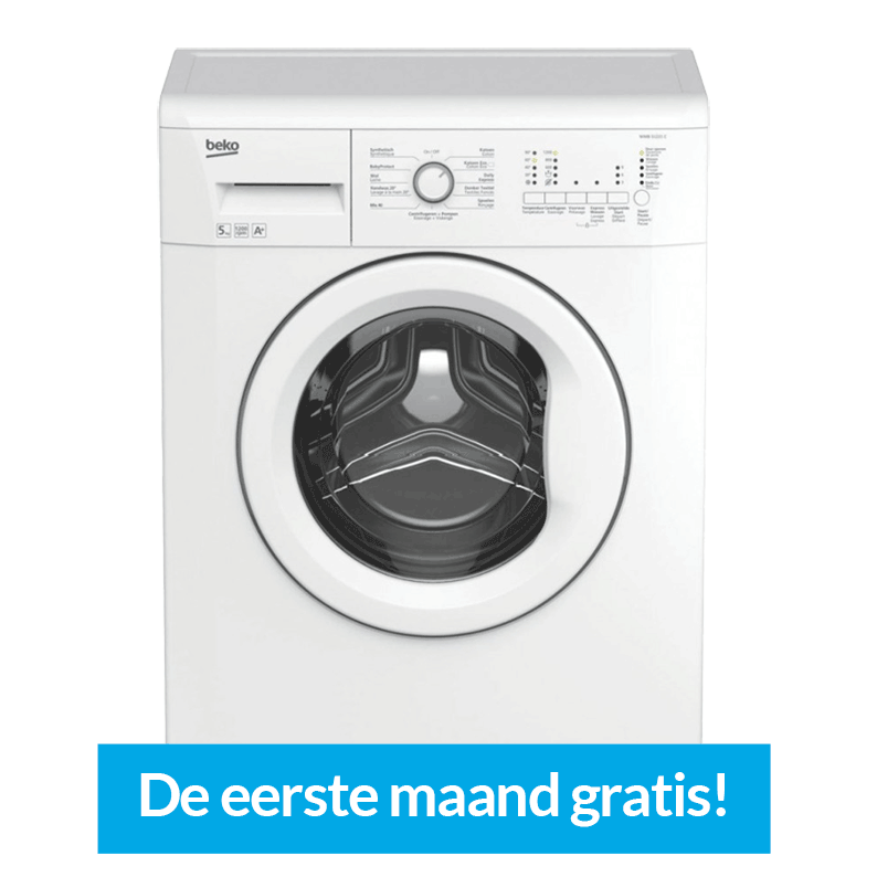 wasmachine 5kg 1400 lowbudget. maand gratis